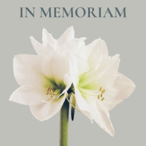 In Memoriam